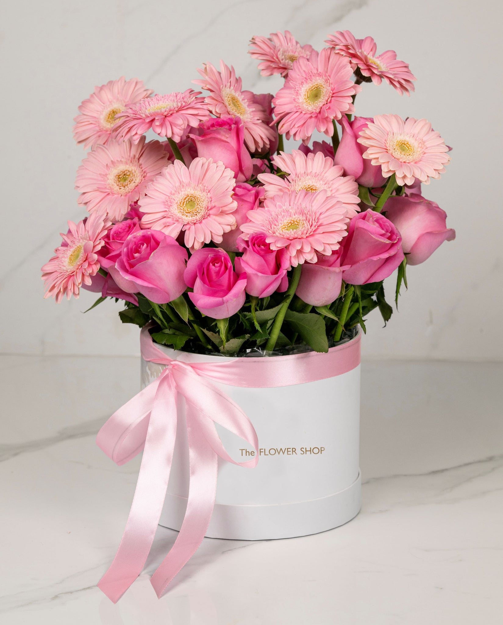 Pink Gerberas & Roses